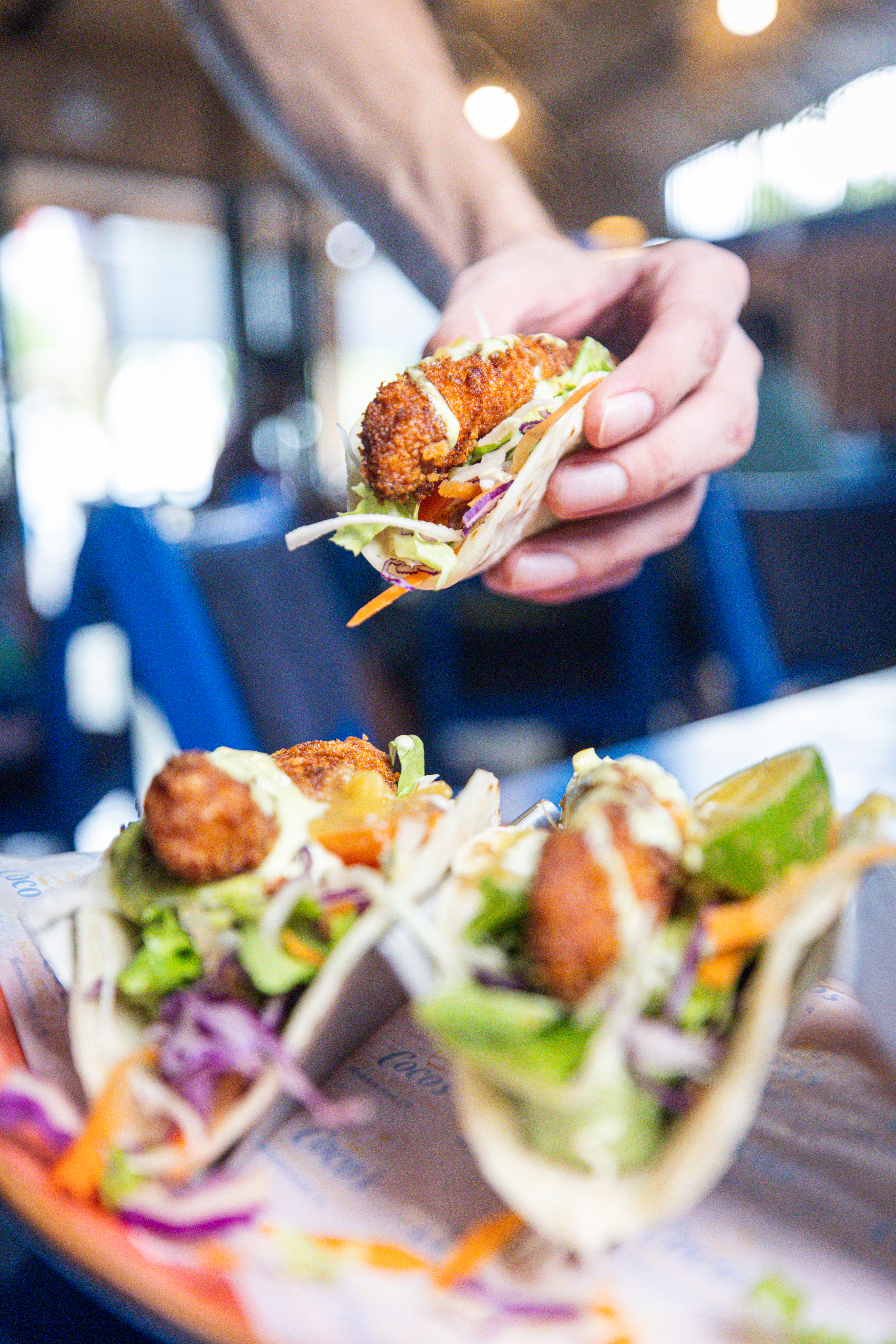 Tacos de mariscos — especialidad de la casa